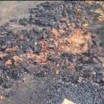 মাছলি এলাকায় রাস্তা নির্মাণে নিম্নমানের কাজের অভিযোগ, ক্ষোভ এলাকাবাসীর