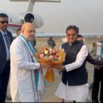 রাজ্যে পৌঁছালেন কেন্দ্রীয় স্বরাষ্ট্রমন্ত্রী অমিত শাহ, রাজভাষা সম্মেলনে যোগ