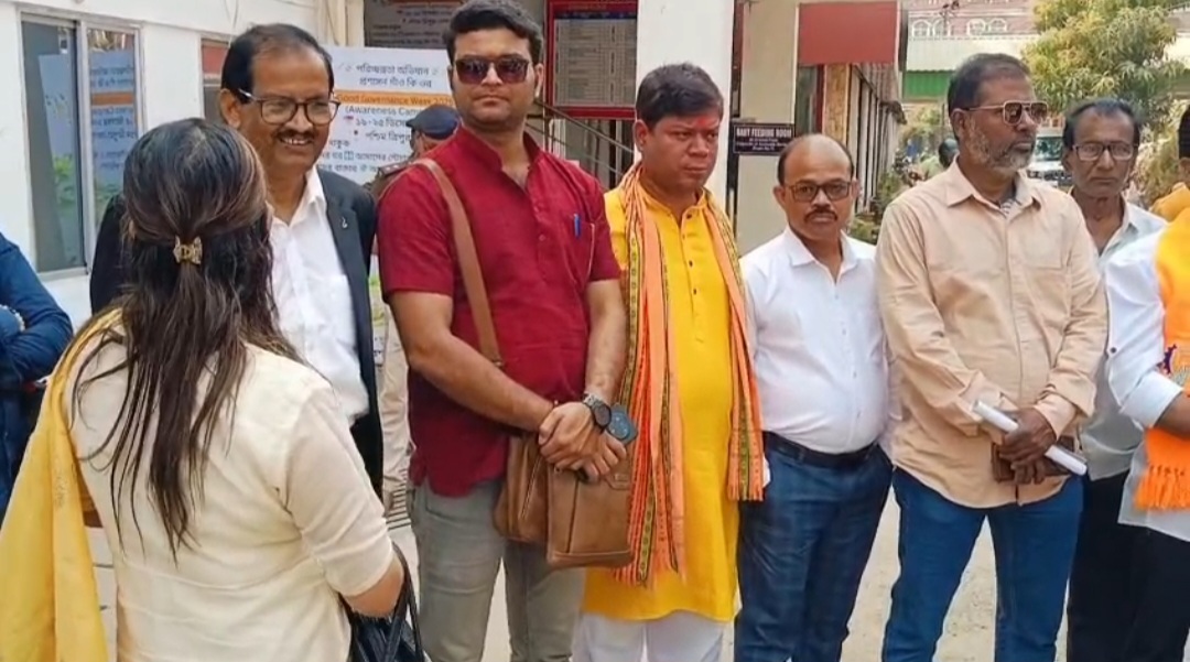 বিএমএস পশ্চিম জেলার কমিটির উদ্যোগে জেলা শাসকের নিকট ডেপুটেশন প্রদান