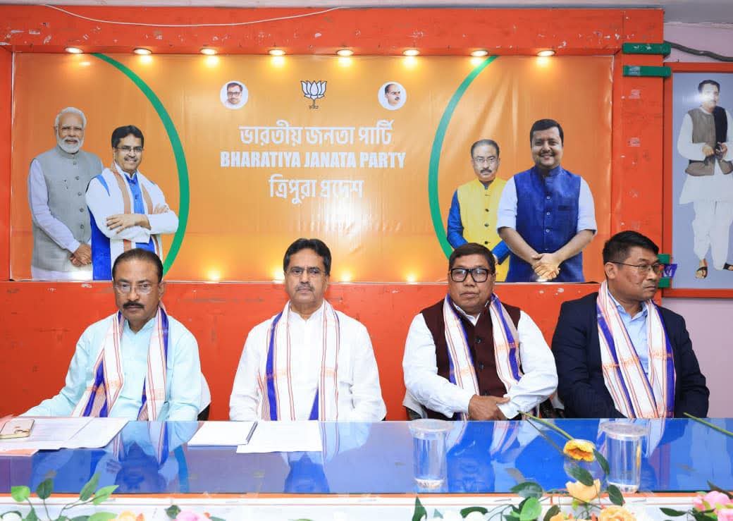 পাখির চোখ এডিসি নির্বাচন, বিজেপি কার্যালয়ে গুরুত্বপূর্ণ সাংগঠনিক বৈঠক