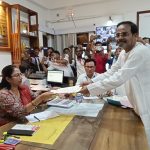 ধর্মনগরে কংগ্রেসের শক্তি প্রদর্শন, বর্ণাঢ্য মিছিলে মনোনয়ন জমা দিলেন চয়ন ভট্টাচার্য