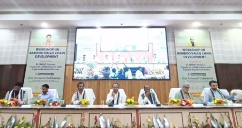 প্রজ্ঞাভবনে বাঁশ শিল্প বিষয়ক উচ্চপর্যায়ের কর্মশালা, উদ্বোধন করলেন বনমন্ত্রী অনিমেষ দেববর্মা