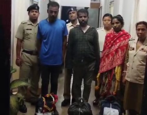 আগরতলা রেল স্টেশনে গাঁজা পাচারকাণ্ডে ৩ জন আটক