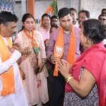 ধর্মনগর উপ-নির্বাচন ঘিরে জোরদার প্রচার, মন্ডপ পাড়ায় বিজেপির জনসংযোগে মন্ত্রী সুধাংশু