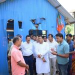 এডিসি নির্বাচনের পর সহিংসতা: দক্ষিণ জেলায় ক্ষতিগ্রস্ত এলাকা পরিদর্শনে অর্থমন্ত্রী প্রণজিৎ সিংহ রায়