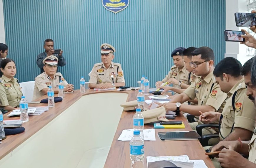 নির্বাচন সামনে, নিরাপত্তা খতিয়ে দেখতে উত্তর ত্রিপুরায় ডিজিপি অনুরাগ ধনকর