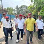 সরব প্রচারের শেষ দিনে বামফ্রন্ট প্রার্থীর সমর্থনে বামুটিয়ায় বাড়ি-বাড়ি প্রচার