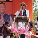 জম্পুইয়ে প্রার্থী রবীন্দ্র রিয়াং-এর সমর্থনে জনসভা, উপস্থিত মুখ্যমন্ত্রী