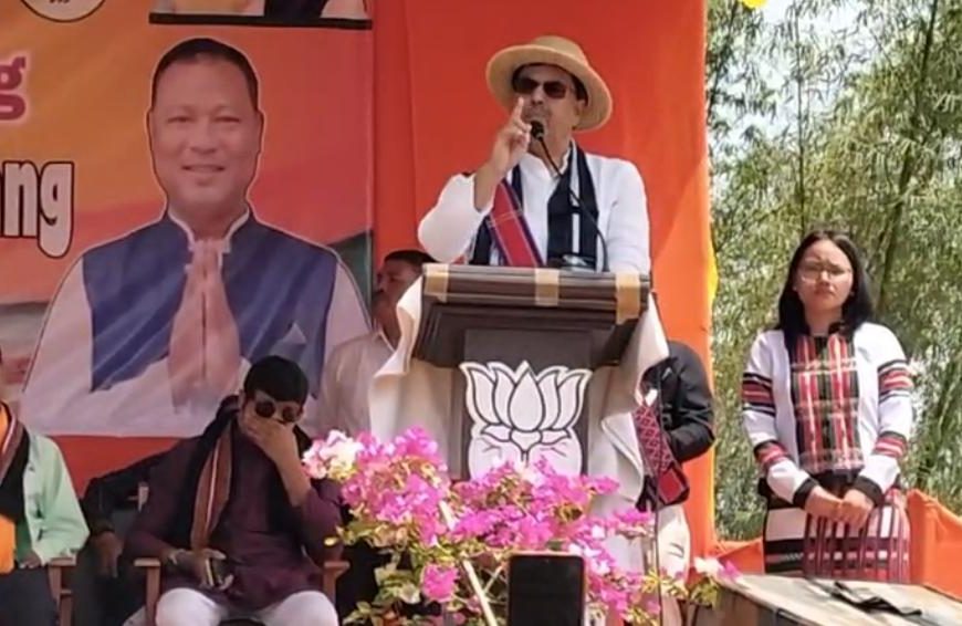 জম্পুইয়ে প্রার্থী রবীন্দ্র রিয়াং-এর সমর্থনে জনসভা, উপস্থিত মুখ্যমন্ত্রী