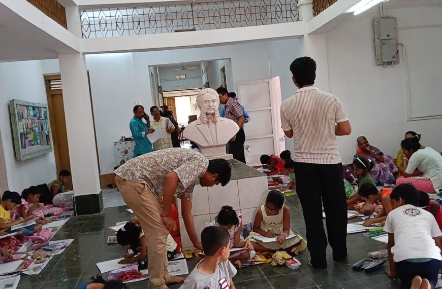 বিলোনিয়ায় খুদে শিল্পীদের আঁকায় জীবন্ত সুকান্ত, বসে আঁকো প্রতিযোগিতায় ব্যাপক সাড়া