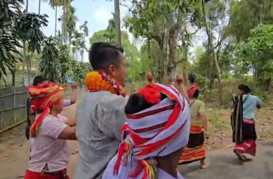 রাজঘাটে শক্তি প্রদর্শন তিপ্রা মথা&hellip;