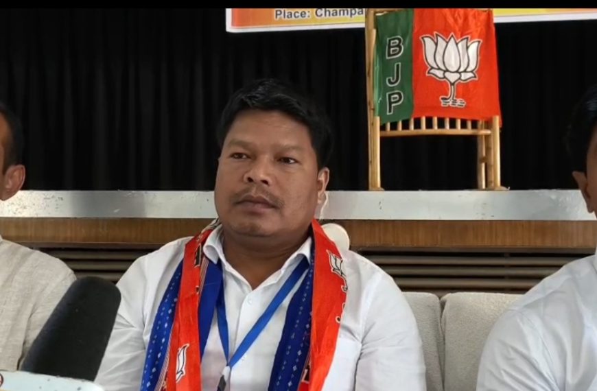 মান্দাইয়ে বিজেপির বিশাল রোড শো, মুখ্যমন্ত্রীর সভা বানচালের চেষ্টার নিন্দা প্রার্থী রাজেশ দেববর্মার