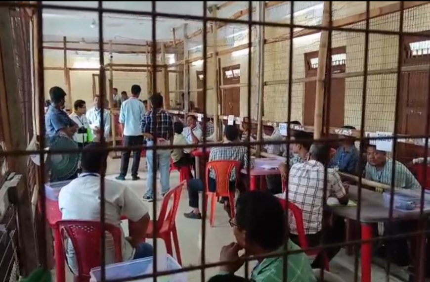 তেলিয়ামুড়া’য় এ.ডি.সি নির্বাচনের গণনা শুরু, কড়া নিরাপত্তা ব্যাবস্থা