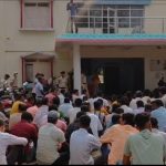 কাকড়াবন থানায় বিক্ষোভ বিজেপি কর্মীদের, ওসিকে ঘিরে তালাবন্দি—এডিসি ভোট পরবর্তী উত্তেজনা তীব্র