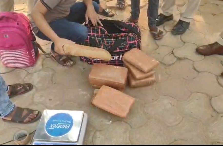 আগরতলা রেলস্টেশন থেকে ২১ কেজির বেশি গাঁজা উদ্ধার, গ্রেফতার দুই যুবক