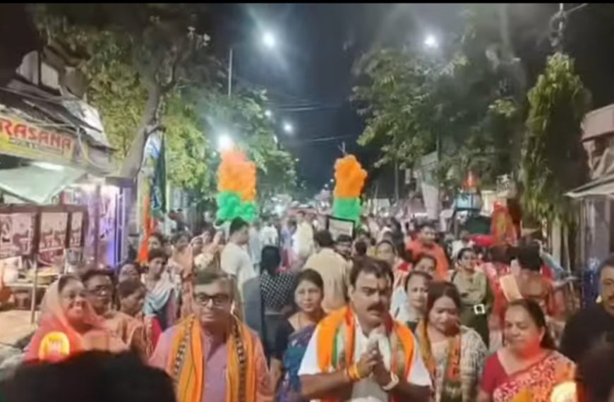 জোড়াসাঁকোয় জনপ্লাবন, মন্ত্রী রতনলাল নাথের হুংকার: এ বার বিজেপির জয় সুনিশ্চিত