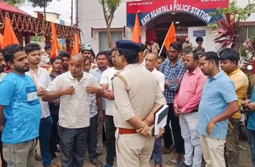 ট্রাফিক ইন্সপেক্টরের বিরুদ্ধে অবৈধ অর্থ আদায়ের অভিযোগ, পূর্ব থানায় ডেপুটেশন অটো শ্রমিকদের