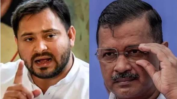 তামিলনাড়ু নির্বাচনে ডিএমকে জোটের প্রচারে তেজস্বী যাদব ও অরবিন্দ কেজরিওয়াল