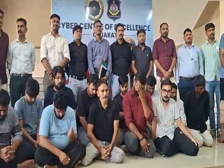 গুজরাটে ৬৩১.৮৬ কোটি টাকার সাইবার জালিয়াতি চক্র ভেঙে ১৩ জন গ্রেফতার, দেশজুড়ে ৯৮২টি মামলার যোগ