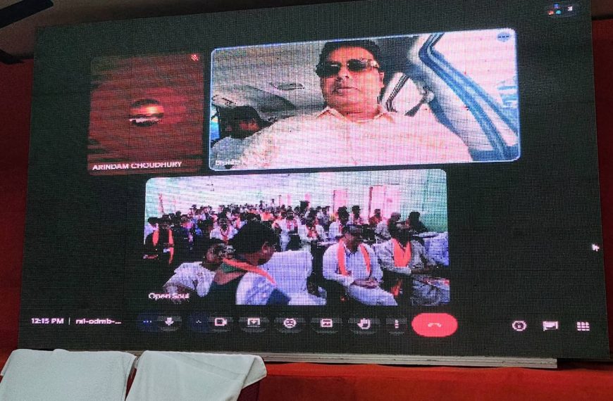 বনমালীপুরে বিজেপির প্রশিক্ষণ শিবিরে ভার্চুয়ালি যোগ দিলেনসাংসদ বিপ্লব দেব