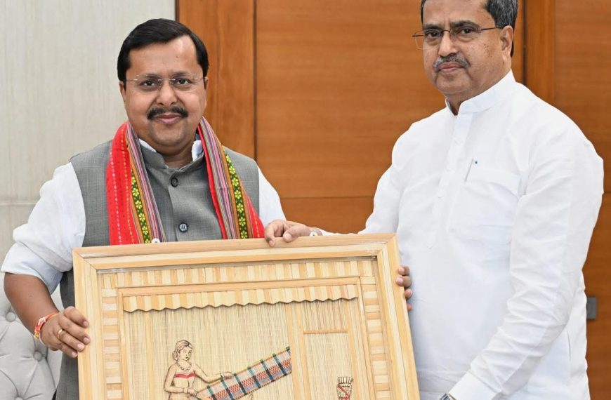 বিজেপির সর্বভারতীয় সভাপতির সঙ্গে সাক্ষাৎ মুখ্যমন্ত্রীর