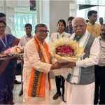 রাজ্যে এলেন কেন্দ্রীয় মন্ত্রী মনোহর লাল খট্টর