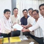 বিভেদমূলক সার্কুলার প্রত্যাহারের দাবিতে পূর্ত দফতরের চিফ ইঞ্জিনিয়ারের কাছে তিপ্রামথার ডেপুটেশন