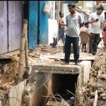 খোয়াই শহরে বক্স কালভার্ট নির্মাণে ভোগান্তি, ঝুঁকির মুখে ব্যবসায়ীদের দোকান