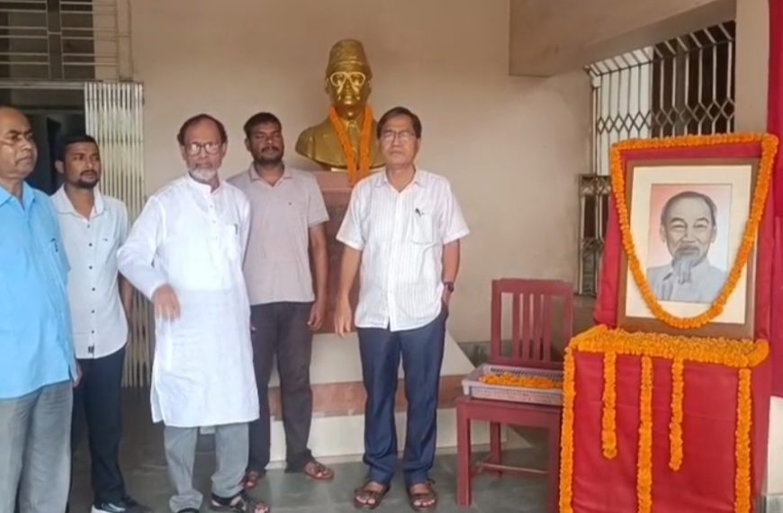সিপিআই(এম) রাজ্য দফতরে পালিত হল কমরেড হো চি মিনের ১৩৭তম জন্মবার্ষিকী