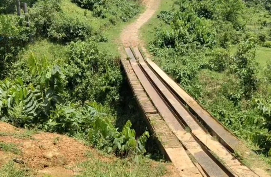 ব্রহ্মকুণ্ডের পুটিয়াবিল পাড়ায় দীর্ঘদিন ধরে ভাঙা সেতু, চরম দুর্ভোগে গ্রামবাসী