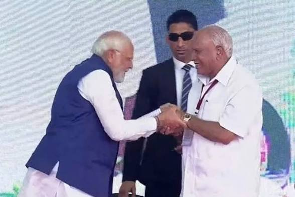 জনজীবনের ৫০ বছর পূর্তিতে ইয়েদিয়ুরাপ্পাকে প্রশংসায় ভরালেন প্রধানমন্ত্রী মোদী