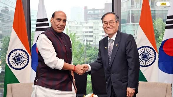 ভারত-দক্ষিণ কোরিয়ার মধ্যে প্রতিরক্ষা সম্পর্ক আরও জোরদারে আলোচনা, যৌথ উৎপাদন ও রপ্তানিতে জোর