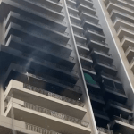 নয়ডায় বহুতলে ভয়াবহ অগ্নিকাণ্ড, ১২ তলার ফ্ল্যাটে আগুন; উদ্ধারকাজ জারি