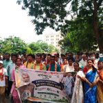 প্রধানমন্ত্রী নরেন্দ্র মোদীর শাসনকালের ১২ বছর পূর্তি উপলক্ষে জিবি বাজার এলাকায় সাফাই অভিযান