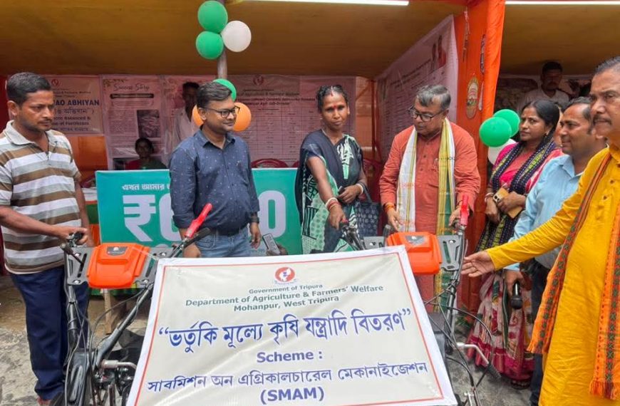 প্রধানমন্ত্রীর নরেন্দ্র মোদীর নেতৃত্বে ভারত দ্রুত উন্নয়নের পথে অগ্রসর হচ্ছে: কৃষিমন্ত্রী