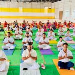 বিশালগড়ে আন্তর্জাতিক যোগ দিবস পালন, যোগচর্চায় সুস্থ জীবনের বার্তা বিধায়ক সুশান্ত দেবের