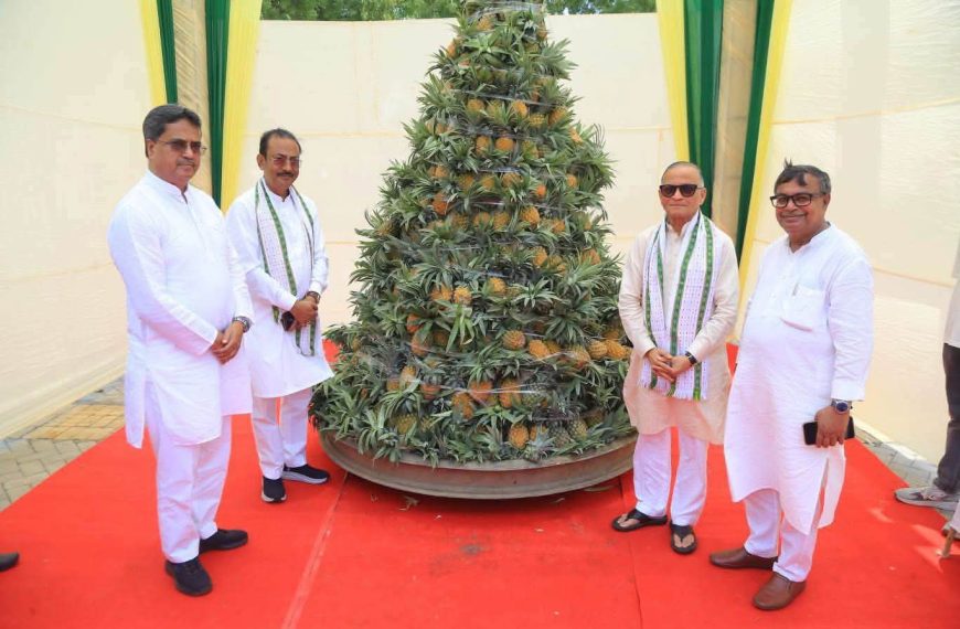 কেন্দ্রীয় মন্ত্রী এবং ত্রিপুরার কৃষি মন্ত্রীর  হাত ধরে ত্রিপুরা কুইন আনারসের  বায়ার-সেলার মিটে রেকর্ড সাফল্য