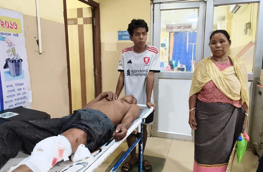 সিমনা এলাকায় ভাল্লুকের আক্রমণে আহত কৃষক, জিবি হাসপাতালে চিকিৎসাধীন
