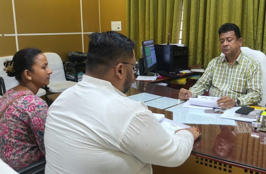 নার্সদের তথ্য হালনাগাদের সময়সীমা বৃদ্ধির দাবিতে স্বাস্থ্য অধিকর্তার কাছে যুব কংগ্রেসের ডেপুটেশন