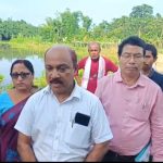 ৩২ লক্ষ টাকার জলাশয় সংস্কার প্রকল্পে দুর্নীতির অভিযোগ, সরেজমিনে পরিদর্শনে মৎস্য দপ্তর