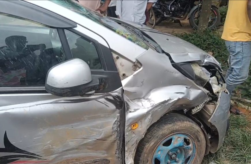 বিশালগড় বাইপাসে বেপরোয়া গাড়ির ধাক্কা, আহত বিদ্যুৎ নিগমেরচালক, অভিযুক্ত আটক
