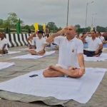 মৈত্রী সেতুর উপর আন্তর্জাতিক যোগ দিবস উদযাপন, অংশ নিল বিএসএফ জওয়ানরা