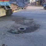পানিসাগরে জাতীয় সড়কের বেহাল দশা, বিপজ্জনক গর্তে নিত্যদিন দুর্ঘটনা