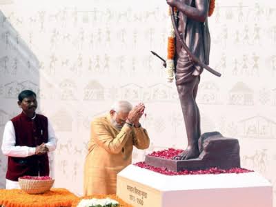 বিরসা মুন্ডার আত্মবলিদানের গাথা আগামী প্রজন্মকে দেশপ্রেমে উদ্বুদ্ধ করবে: প্রধানমন্ত্রী মোদি