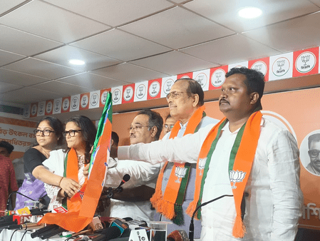 তৃণমূলের তিন প্রাক্তন রাজ্যসভার সাংসদের বিজেপিতে যোগদান