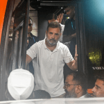 নিট কাণ্ডে ন্যায়ের দাবিতে গান্ধী স্মৃতিতে রাহুল, বিরোধীদের প্রতীকী প্রতিবাদ