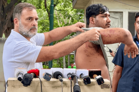 রাহুল গান্ধীর অভিযোগ, সিজেপি আন্দোলনে পেলেট ব্যবহারের বিষয়ে ‘মিথ্যা বলছে’ কেন্দ্র