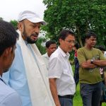 মনু নদীর জল বিপৎসীমার ওপরে, ঝুঁকিপূর্ণ এলাকা পরিদর্শনে প্রশাসন