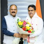 মুখ্যমন্ত্রীর সঙ্গে সৌজন্য সাক্ষাৎ ত্রিপুরা বিশ্ববিদ্যালয়ের উপাচার্যের