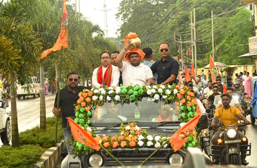 সন্ত শিরোমণি রবিদাসের ৬৫০তম জন্মজয়ন্তী উপলক্ষে আগরতলায় পৌঁছাল পবিত্র মঙ্গল কলস